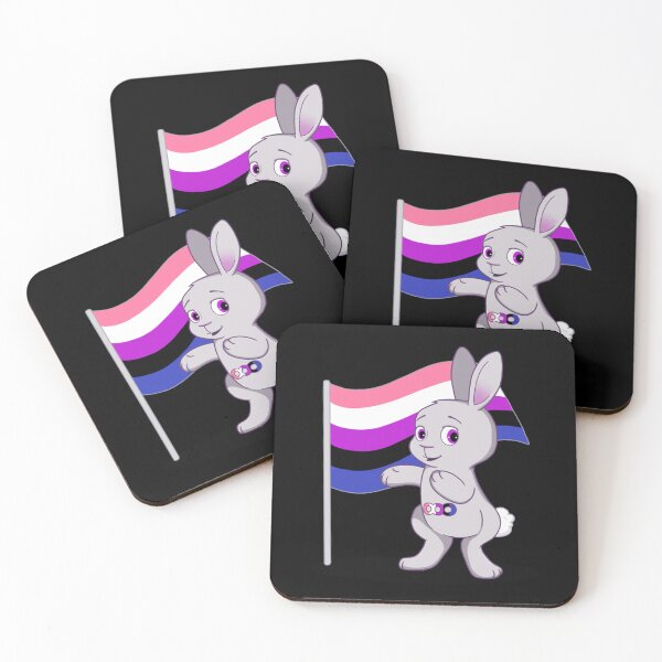 Item preview, Jesse the Genderfluid Pride Bunny   designed and sold by KazsMannequin.