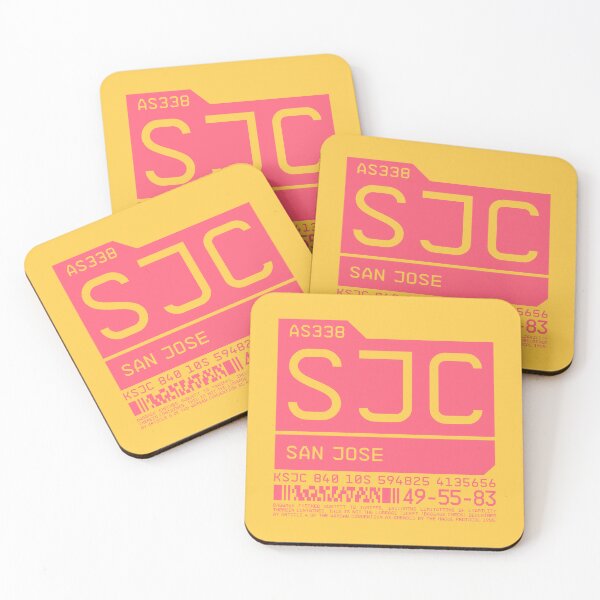 Item preview, Luggage Tag C - SJC San Jose California USA designed and sold by VoodooCircus.