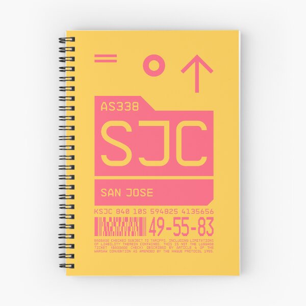Item preview, Luggage Tag C - SJC San Jose California USA designed and sold by VoodooCircus.