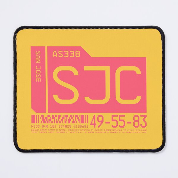 Item preview, Luggage Tag C - SJC San Jose California USA designed and sold by VoodooCircus.