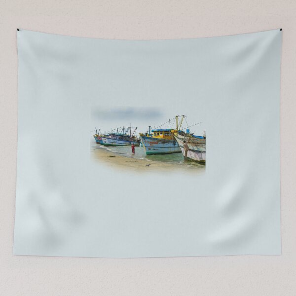 Item preview, Fishing fleet, India designed and sold by indiafrankk.
