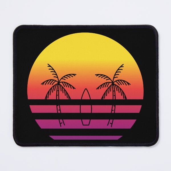 Item preview, Retro Summer Palm Tree Sunset Surfe Beach Vintage designed and sold by ghostsanda.