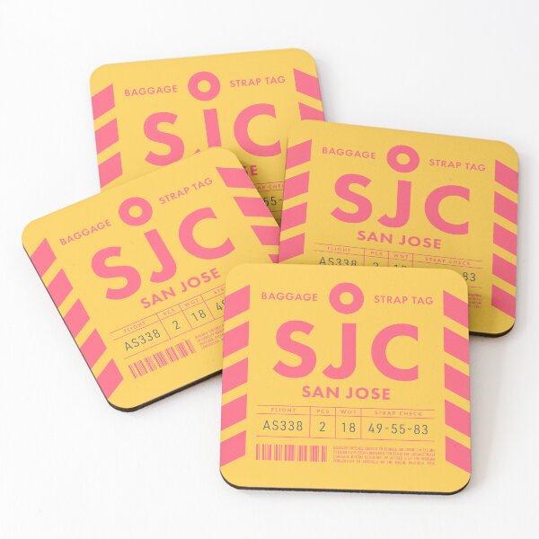 Item preview, Luggage Tag D - SJC San Jose California USA designed and sold by VoodooCircus.