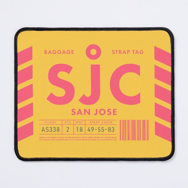 Item preview, Luggage Tag D - SJC San Jose California USA designed and sold by VoodooCircus.