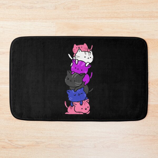 Item preview, Kawaii Cat Pile Genderfluid Pride   designed and sold by KazsMannequin.