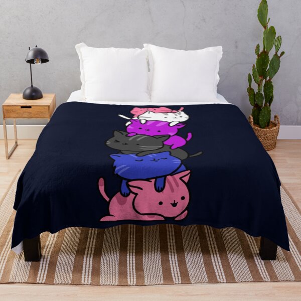 Item preview, Kawaii Cat Pile Genderfluid Pride   designed and sold by KazsMannequin.