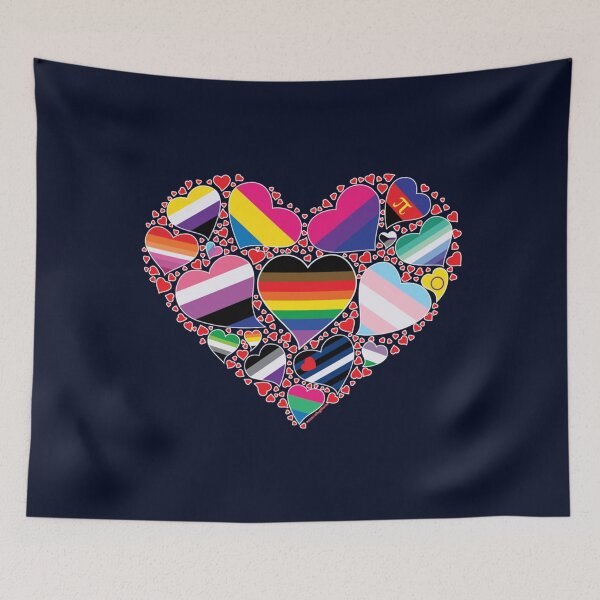 Item preview, LGBT Pride Heart    designed and sold by KazsMannequin.