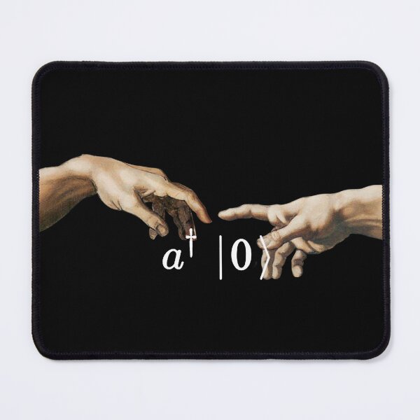 Item preview, Creation operator, micheangelo and the creation of adam, physics and art designed and sold by NoetherSym.