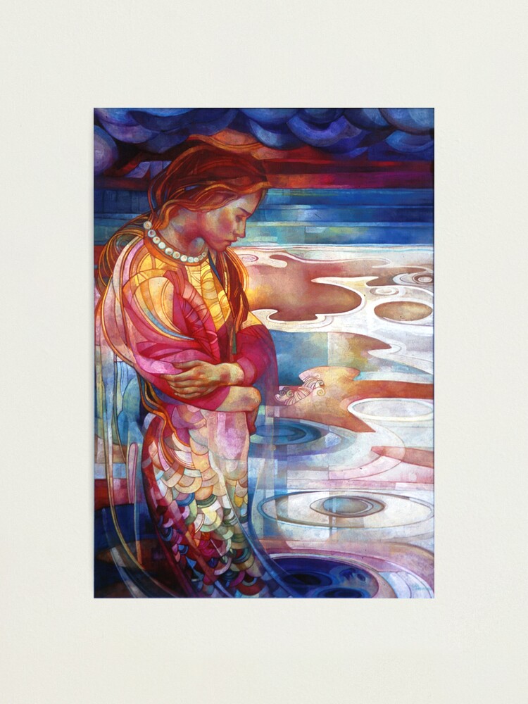Alternate view of blu mermaid Photographic Print