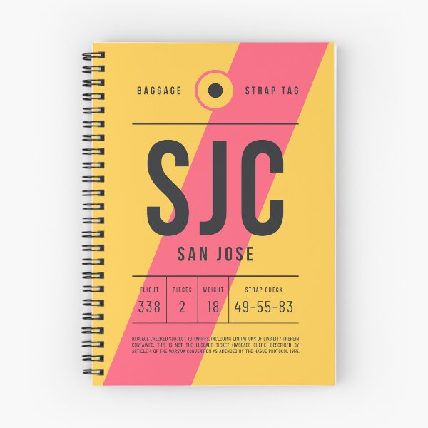 Item preview, Luggage Tag E - SJC San Jose California USA designed and sold by VoodooCircus.