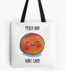 Essen Pun - Pfirsich Haar, egal Tote Bag