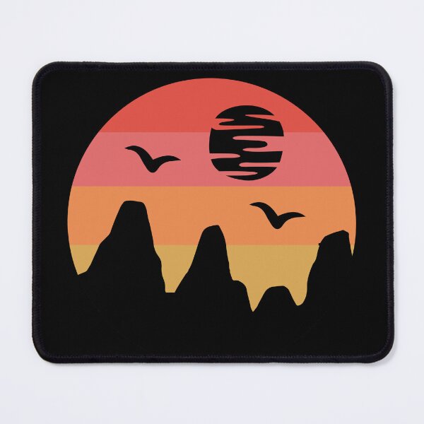 Item preview, Retro Summer Mountants Sunset Vintage designed and sold by ghostsanda.