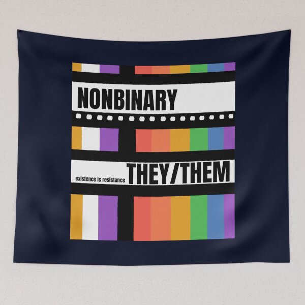 Item preview, nonbinary theythem Premium  designed and sold by KazsMannequin.