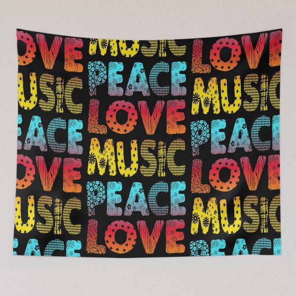 Item preview, Peace Love And Music  designed and sold by Style2Vie.