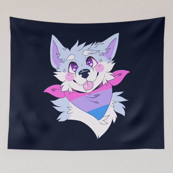 Item preview, Pride Pack  Bisexual Pride Dog   designed and sold by KazsMannequin.