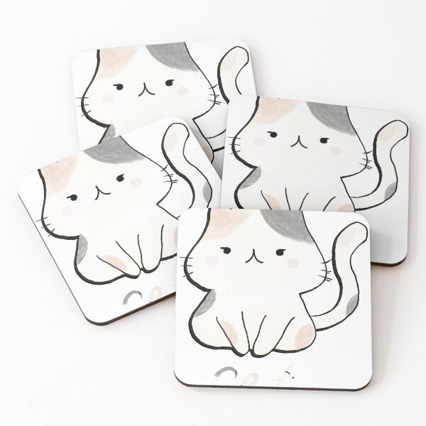 Item preview, hand drawing cat designed and sold by Alizo Antique.