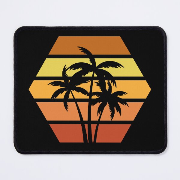 Item preview, Sunset Beach Vintage Retro Summer Palm Tree designed and sold by ghostsanda.