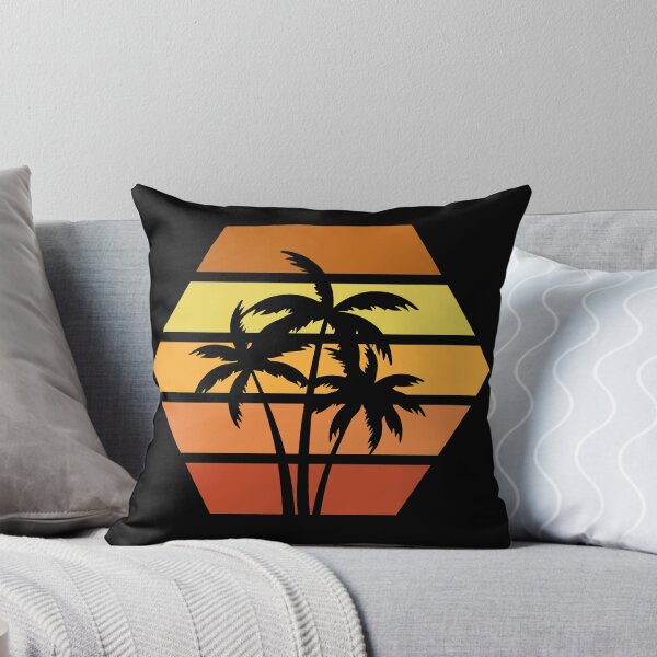 Item preview, Sunset Beach Vintage Retro Summer Palm Tree  designed and sold by ghostsanda.