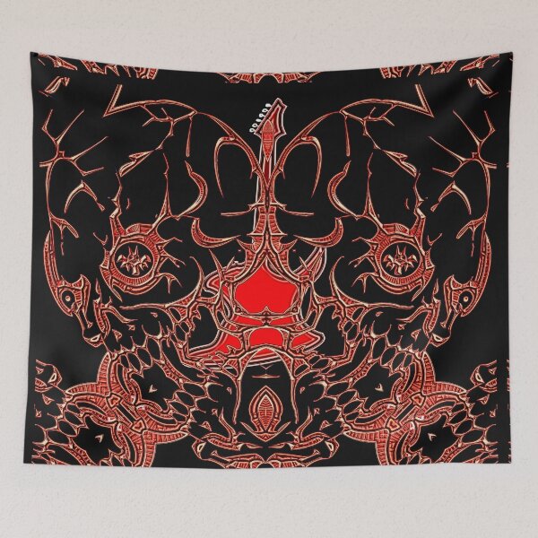 Item preview,  FUNNY SCARY HALLOWEEN GUITAR MUSIC SKULL MONSTER. designed and sold by Ralek.