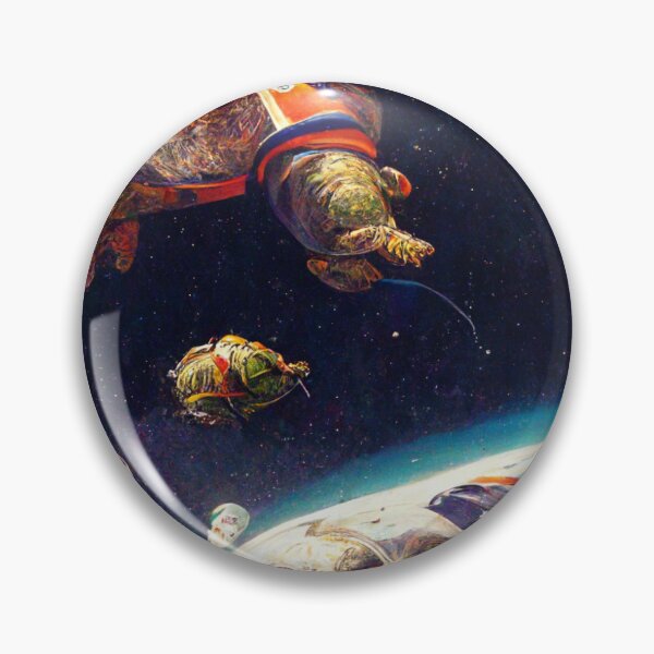 Item preview, Astronaut Turtles in Space designed and sold by Roselight13.