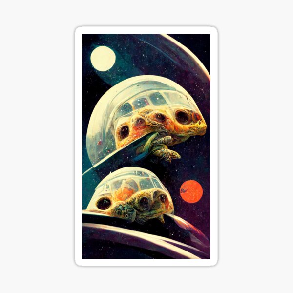 Item preview, Space Turtles designed and sold by Roselight13.