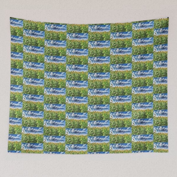 Item preview, Sunflower Field with a Moody Sky designed and sold by wumplekin.