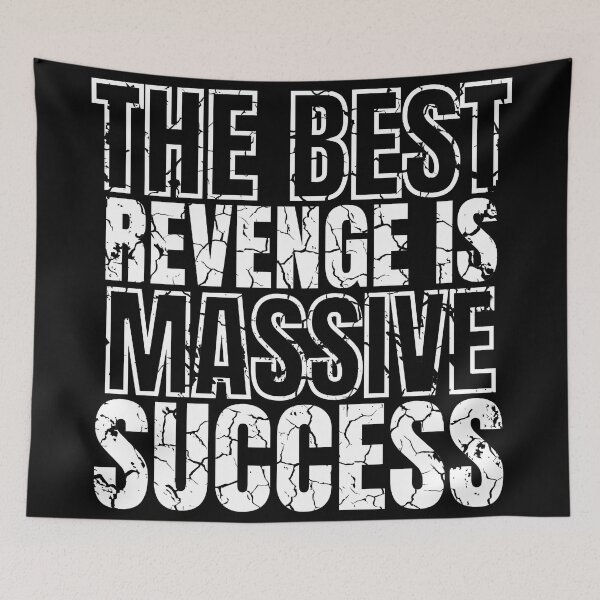 Item preview, The Best Revenge is Massive Success distressed  designed and sold by KingsManKind.