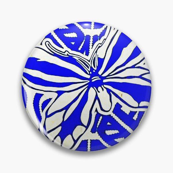 Item preview, Blue Oro Butterfly Tapa designed and sold by Nesian Tribe Designs.