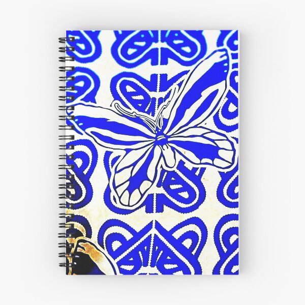 Item preview, Blue Oro Butterfly Tapa designed and sold by Nesian Tribe Designs.