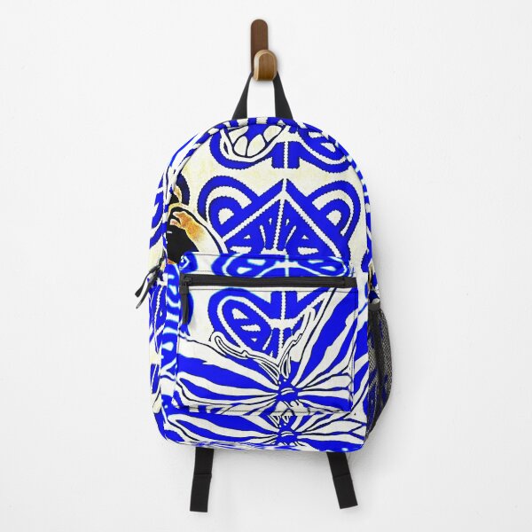 Item preview, Blue Oro Butterfly Tapa designed and sold by Nesian Tribe Designs.