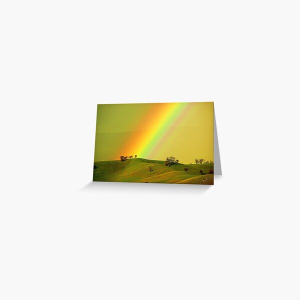 Rainbow above the Everton Hills Greeting Card