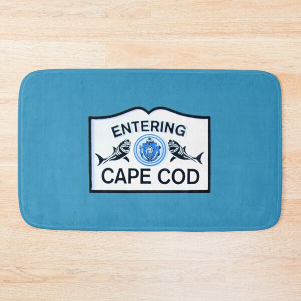Item preview, Entering Cape Cod with Sharks on a Highway Sign - Massachusetts Travel designed and sold by WigOutlet.
