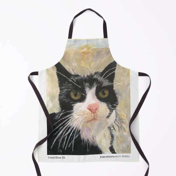 Item preview, Timid Olive Oil _Cat designed and sold by Christopher Russell.