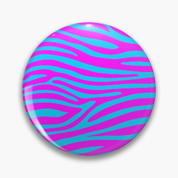 Item preview, Blue and Pink Zebra Print designed and sold by Ayoub14.