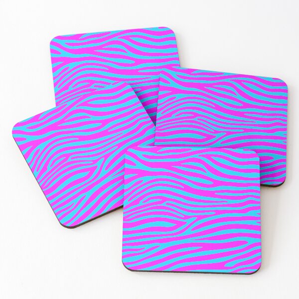 Item preview, Blue and Pink Zebra Print designed and sold by Ayoub14.