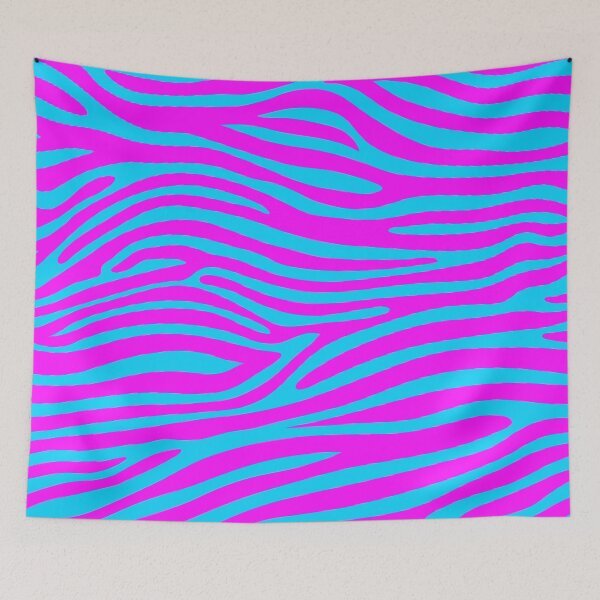 Item preview, Blue and Pink Zebra Print designed and sold by Ayoub14.
