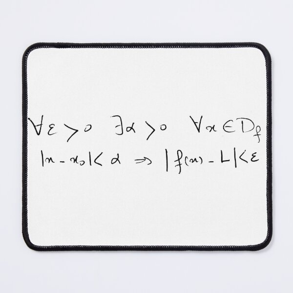 Item preview, formal definition of a limit, handwritten designed and sold by NoetherSym.