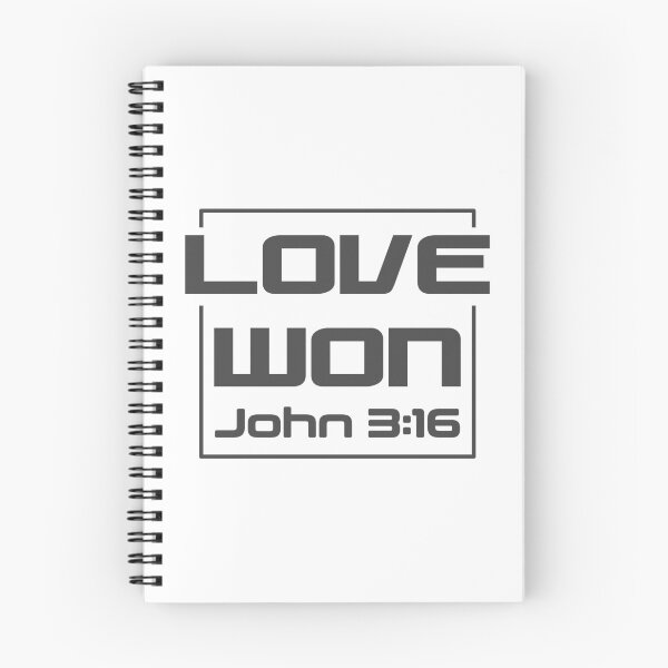 Item preview, Christian Design - Love Won - John 3 verse 16 designed and sold by simplydesignart.