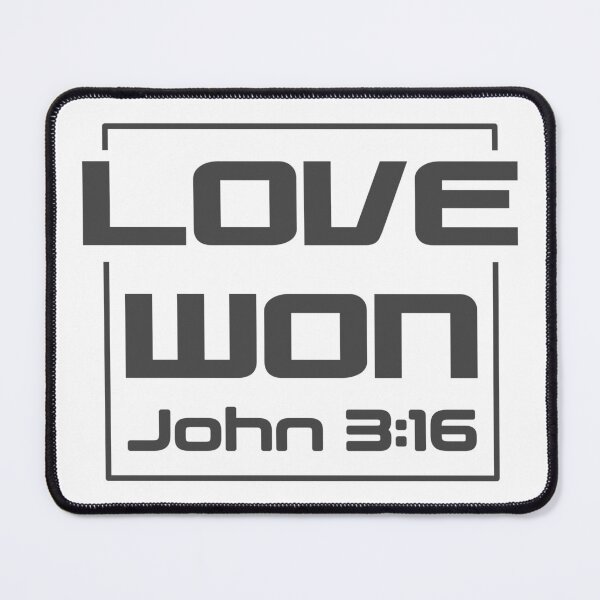Item preview, Christian Design - Love Won - John 3 verse 16 designed and sold by simplydesignart.