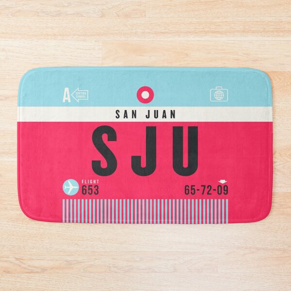Item preview, Luggage Tag A - SJU San Juan Puerto Rico designed and sold by VoodooCircus.