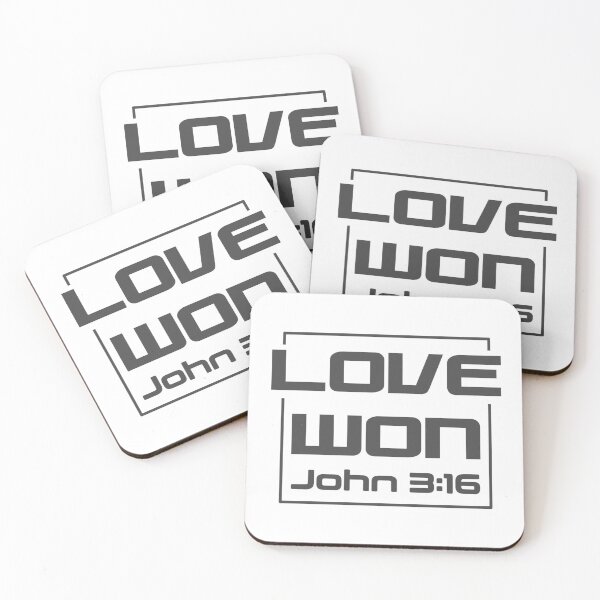Item preview, Christian Design - Love Won - John 3 verse 16 designed and sold by simplydesignart.