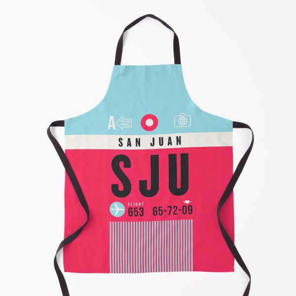 Item preview, Luggage Tag A - SJU San Juan Puerto Rico designed and sold by VoodooCircus.