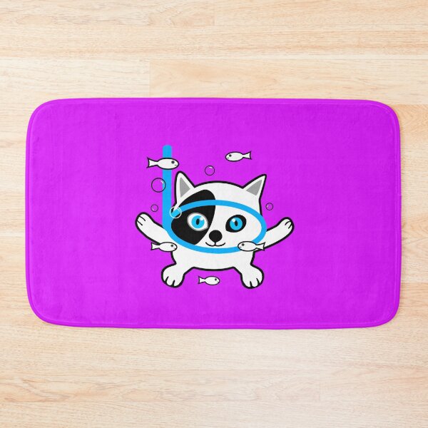 Item preview, Cute cat scuba  designed and sold by fernandobos.