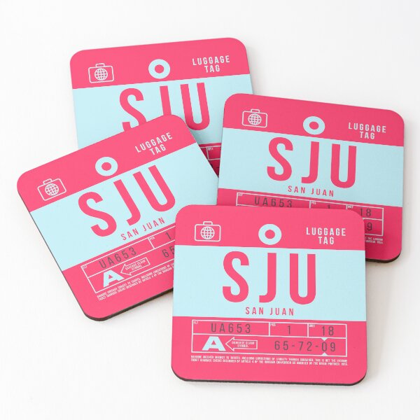Item preview, Luggage Tag B - SJU San Juan Puerto Rico designed and sold by VoodooCircus.