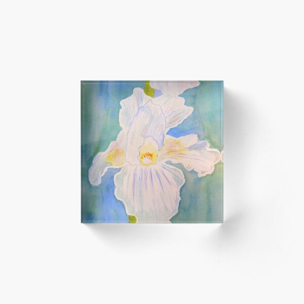 Immortality Iris Acrylic Block