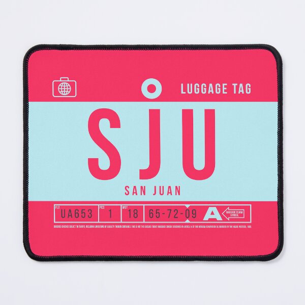 Item preview, Luggage Tag B - SJU San Juan Puerto Rico designed and sold by VoodooCircus.