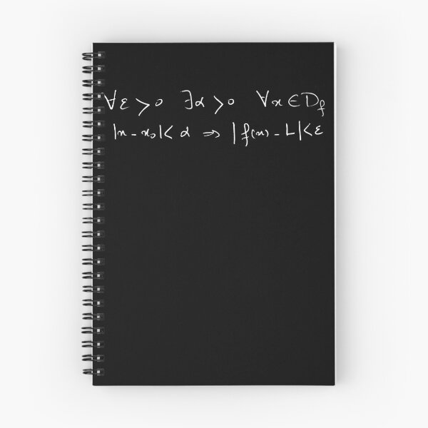 Item preview, formal definition of a limit, handwritten designed and sold by NoetherSym.