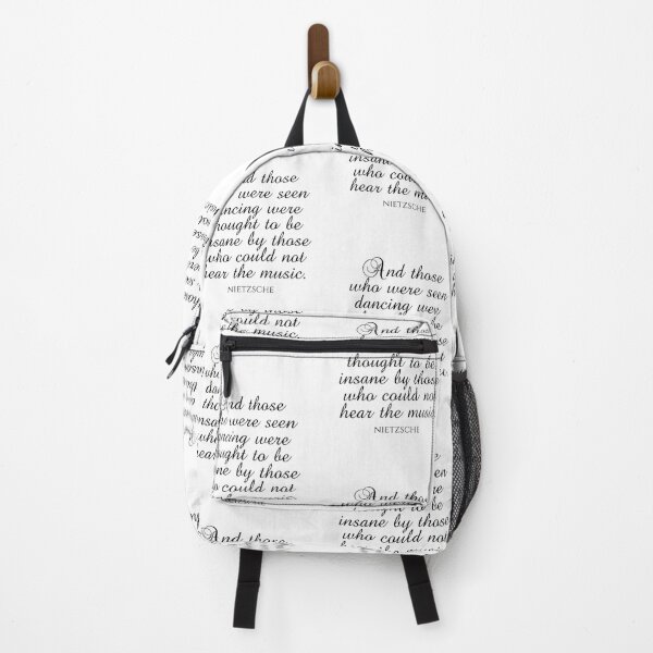 Item preview, And Those Who Were Seen Dancing Were Thought To Be Insane By Those Who Could Not Hear The Music - Friedrich Nietzsche Quotes designed and sold by PhiloJourney.