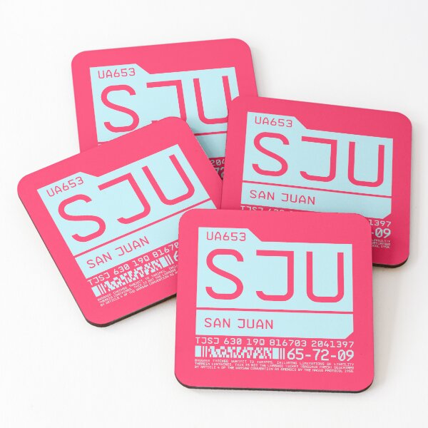 Item preview, Luggage Tag C - SJU San Juan Puerto Rico designed and sold by VoodooCircus.