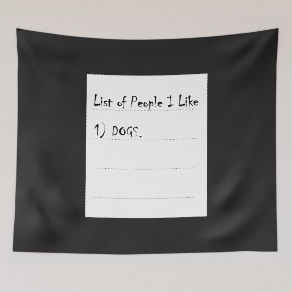Item preview, List of People I Like  designed and sold by olafekry.